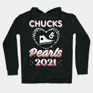 Chucks And Pearls 2021 Kamala Harris Hoodie